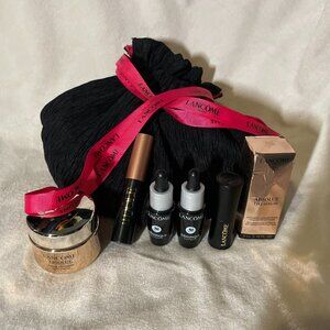 LANCÔME Reversible Gift Pouch – Absolue & Génifique Deluxe Skincare + Lip & Lash